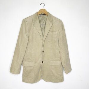 Polo Ralph Lauren Tan Corduroy Blazer Jacket Size 16/18 Boys Youth